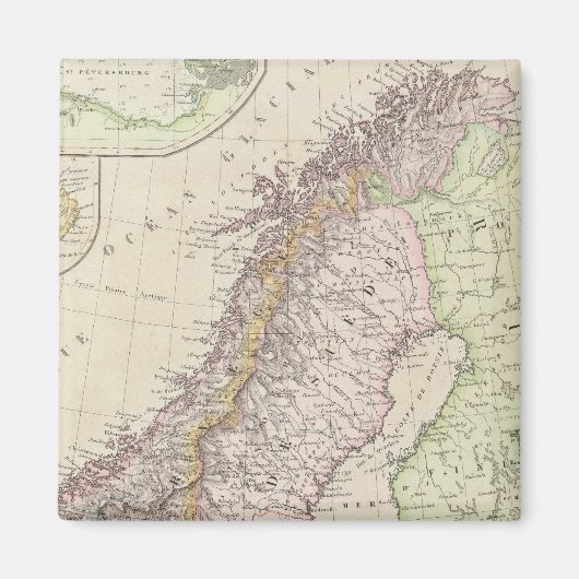 Scandinavië, Zweden Magneet (Voorkant)