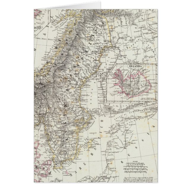 Scandinavië, Zweden, Noorwegen (Voorkant)