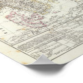 Scandinavië, Zweden, Noorwegen Poster (Hoek)