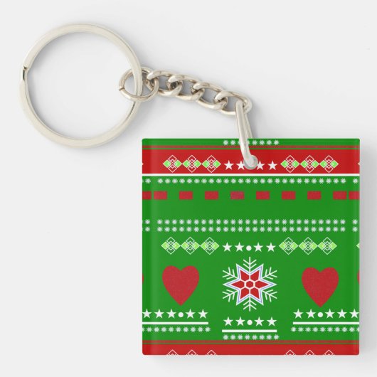 Scandinavien Winter Sleutelhanger (voorkant)