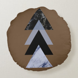 Scandinavisch Abstract #883 Rond Kussen