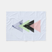 Scandinavisch Abstract #884 Fleece Deken (Voorkant (Horizontaal))