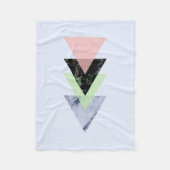 Scandinavisch Abstract #884 Fleece Deken (Voorkant)