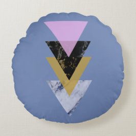 Scandinavisch Abstract #885 Rond Kussen