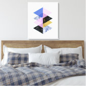 Scandinavisch Abstract #886 Canvas Afdruk (Insitu (Slaapkamer))