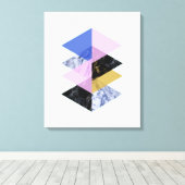 Scandinavisch Abstract #886 Canvas Afdruk (Insitu (Houten vloer))