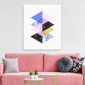 Scandinavisch Abstract #886 Canvas Afdruk (Insitu (Woonkamer))