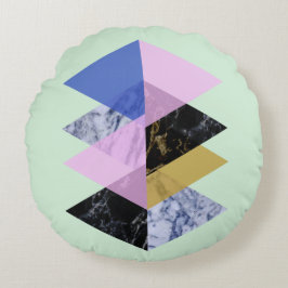 Scandinavisch Abstract #886 Rond Kussen