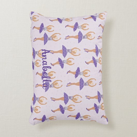 Scandinavisch Ballet Ballerina Custom Accent Kussen (Voorkant(Verticaal))