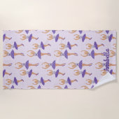 Scandinavisch Ballet Ballerina Custom Strandlaken (Voorkant)