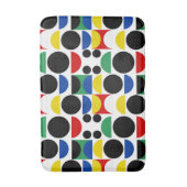 Scandinavisch Bauhaus-patroon uit het midden van d Badmat (Voorkant Verticaal)