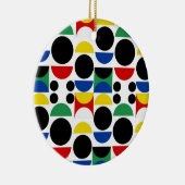 Scandinavisch Bauhaus-patroon uit het midden van d Keramisch Ornament (Rechts)