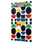 Scandinavisch Bauhaus-patroon uit het midden van d Klembord (Links)