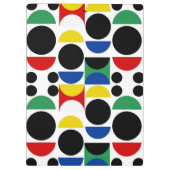 Scandinavisch Bauhaus-patroon uit het midden van d Klembord (Achterkant)