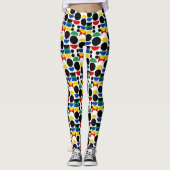 Scandinavisch Bauhaus-patroon uit het midden van d Leggings (Voorkant)
