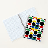 Scandinavisch Bauhaus-patroon uit het midden van d Notitieboek (Binnen)