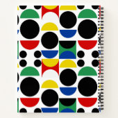 Scandinavisch Bauhaus-patroon uit het midden van d Notitieboek (Achterkant)