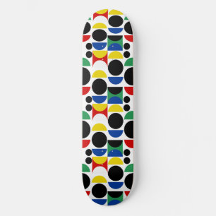 Scandinavisch Bauhaus-patroon uit het midden van d Persoonlijk Skateboard