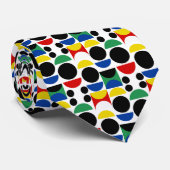 Scandinavisch Bauhaus-patroon uit het midden van d Stropdas (Opgerold)