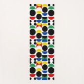 Scandinavisch Bauhaus-patroon uit het midden van d Yogamat (Voorkant)