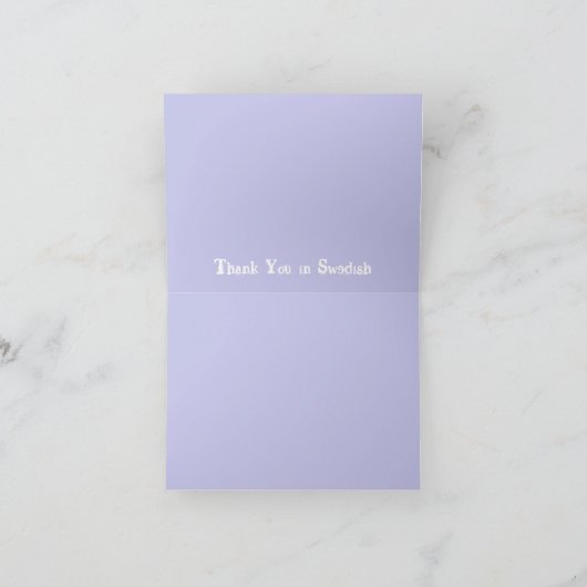 Scandinavisch Bedankkaart (Binnen)