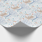 Scandinavisch Beer Cadeaupapier (Hoek)