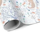 Scandinavisch Beer Cadeaupapier (Rol Hoek)