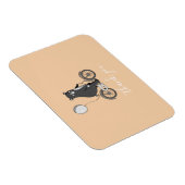 Scandinavisch Beer op bike-minimalistisch Hartelij Magneet (Rechterzijde)