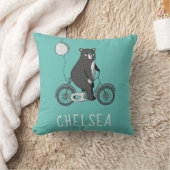 Scandinavisch Beer op speciaal gepersonaliseerd bi Kussen (Deken)