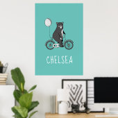 Scandinavisch Beer op speciaal gepersonaliseerd bi Poster (Thuiskantoor)