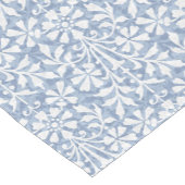 Scandinavisch blauw en witte folk korte tafelloper (Hoek)