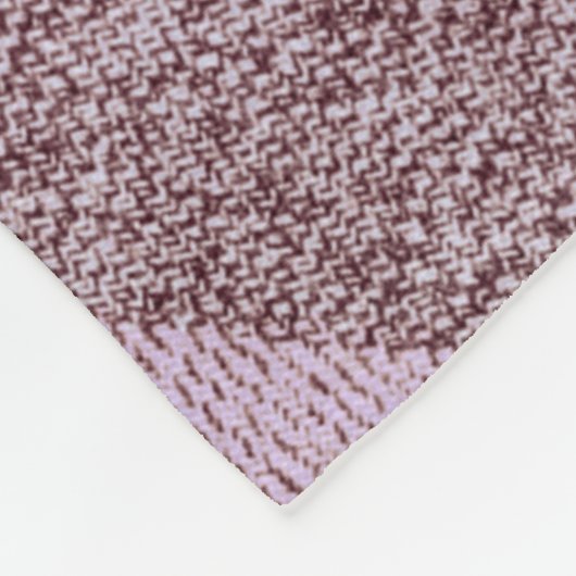 Scandinavisch Blauwgroen Roze Pset Monogram Naam Fleece Deken (Hoek)