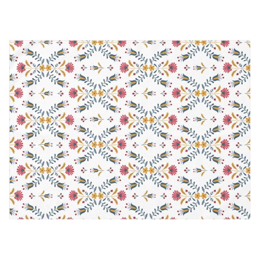 Scandinavisch bloemmotief tafelkleed (Voorkant (Horizontaal))