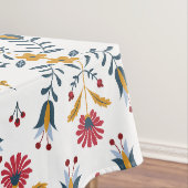 Scandinavisch bloemmotief tafelkleed (Voorbeeld)