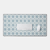 Scandinavisch bloempatroon bureaumat (Keyboard & Muis)