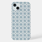 Scandinavisch bloempatroon iPhone hoesje (Achterkant)