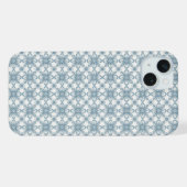 Scandinavisch bloempatroon iPhone hoesje (Achterkant horizontaal)