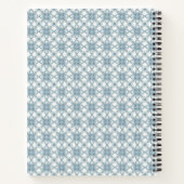 Scandinavisch Bloempatroon Notitieboek (Achterkant)