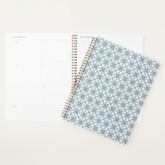 Scandinavisch bloempatroon planner (Display)