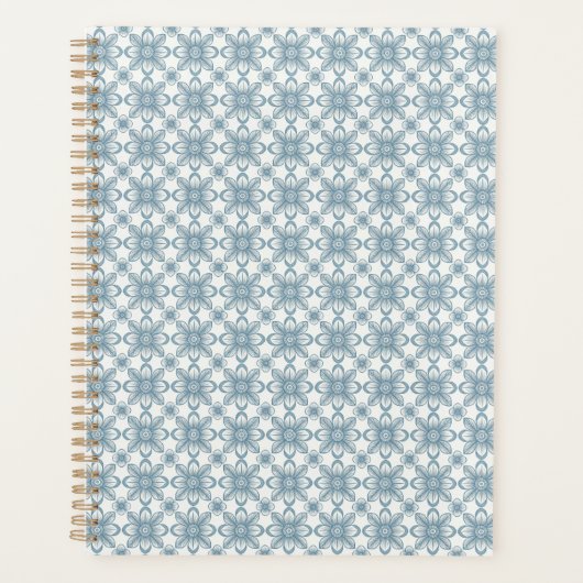 Scandinavisch bloempatroon planner (Voorkant)
