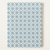 Scandinavisch bloempatroon planner (Achterkant)