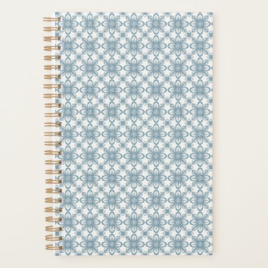 Scandinavisch Bloempatroon Planner (Voorkant)