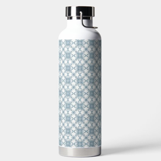 Scandinavisch Bloempatroon Waterfles (Links)