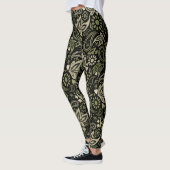 Scandinavisch Boho-etnisch patroon Leggings (Links)