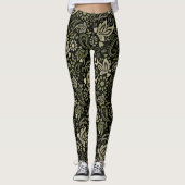 Scandinavisch Boho-etnisch patroon Leggings (Voorkant)