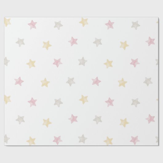 Scandinavisch Boho kwekerij patroon Cadeaupapier (Vlak)