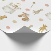 Scandinavisch Boho kwekerij patroon Cadeaupapier (Hoek)