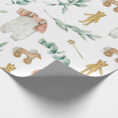 Scandinavisch Boho kwekerij patroon Cadeaupapier (Hoek)