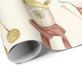 Scandinavisch Boho Nursery Beer Cadeaupapier (Rol Hoek)