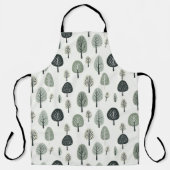 Scandinavisch bos schort (Voorkant)